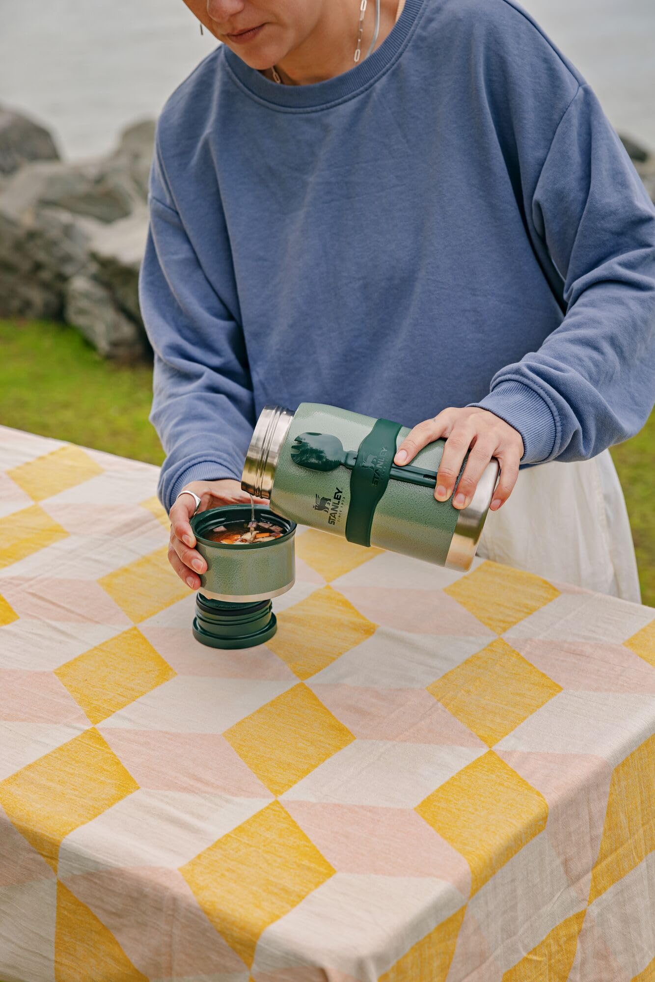 Stanley Adventure To-Go bowl lid ready to use as an insulated bowl