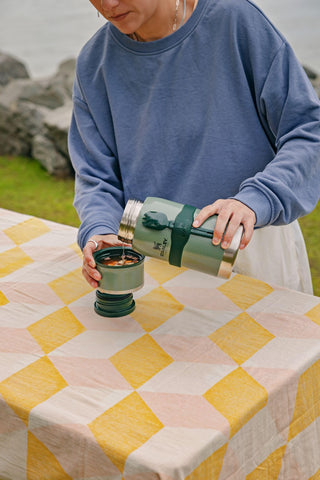 Stanley Adventure To-Go bowl lid ready to use as an insulated bowl