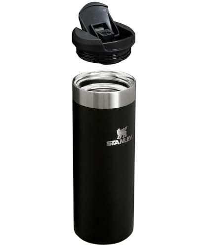Stanley AeroLight Transit Bottle 16oz leakproof lid closeup with secure locking mechanism.