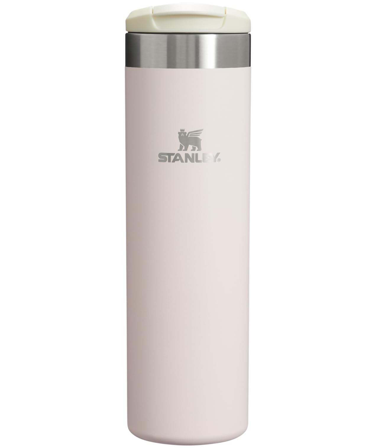 Stanley AeroLight Transit Bottle 20 oz front view highlights featherweight design for easy carry.