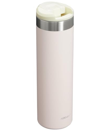 Stanley AeroLight Transit Bottle compact-design highlights slim profile for cup-holder fit.