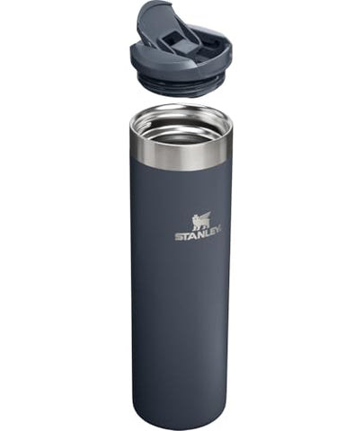 Locking drink-through lid on Stanley AeroLight Transit Bottle prevents leaks in transit.