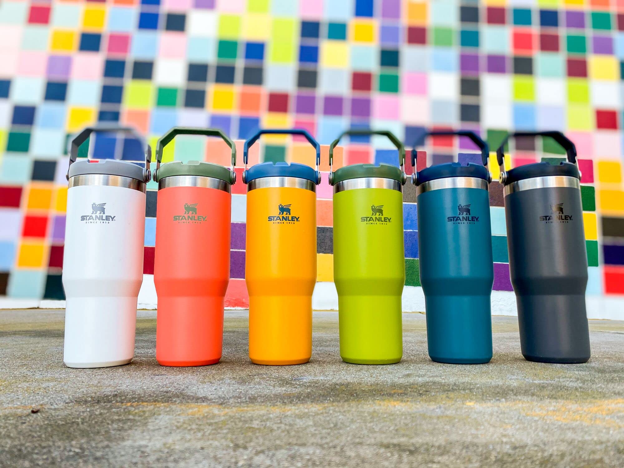 Stanley polar color finish adds outdoor-ready style.