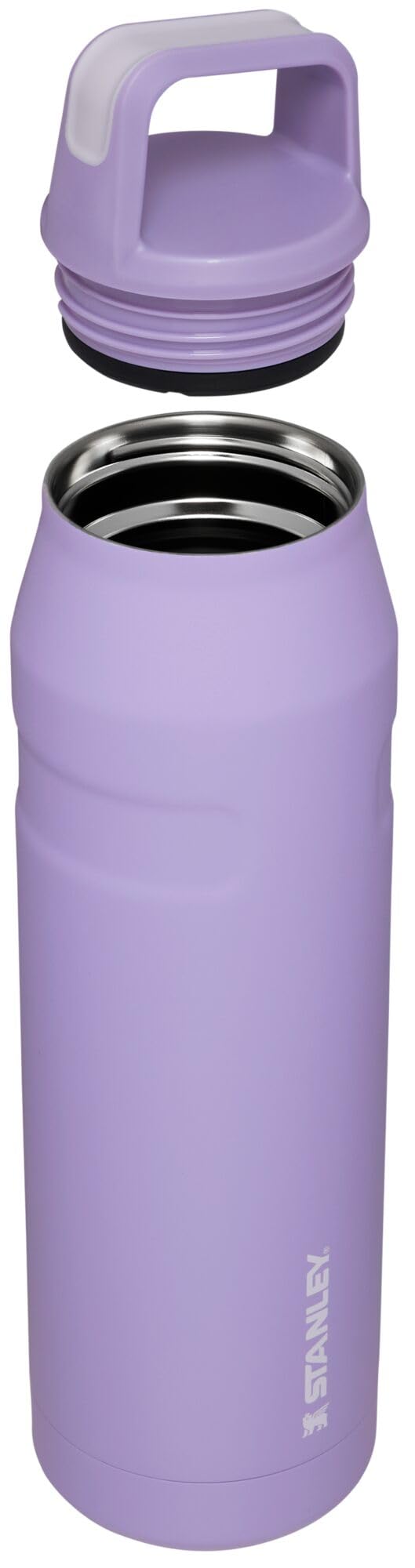 STANLEY Cap and Carry Lid with soft touch grip for beach or gym.