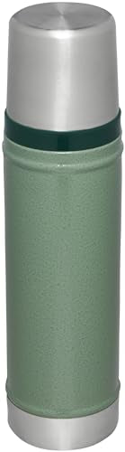 STANLEY Classic 20oz bottle hammertone green with rugged finish