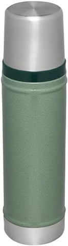 STANLEY Classic 20oz bottle hammertone green with rugged finish