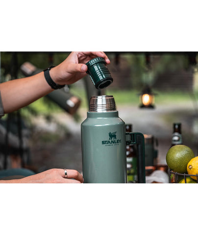 Stanley Classic 2qt rugged bottle ready for adventures and daily use.