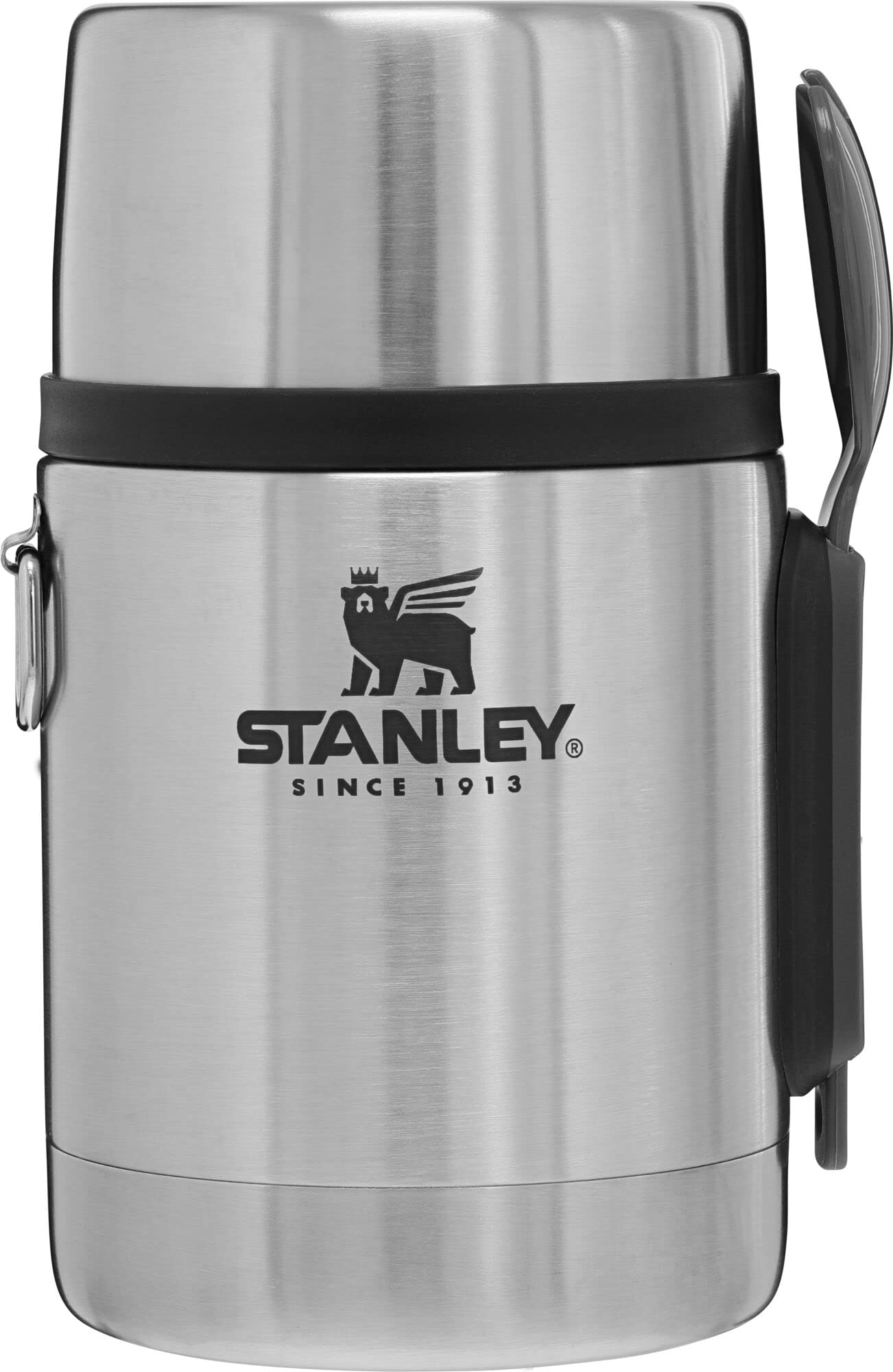 STANLEY classic 18 oz food jar with wide mouth for easy filling and hot meals.