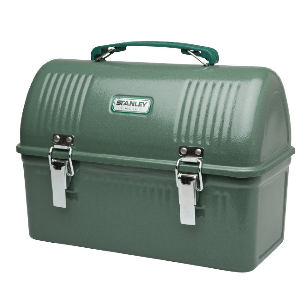 Stanley Classic lunch box lid and handle for easy, durable daily transport.