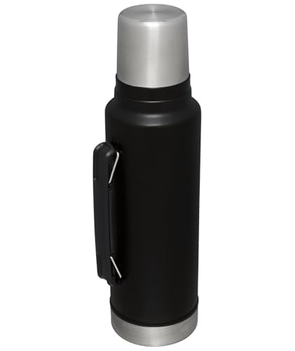 Stanley Classic vacuum bottle 18-8 stainless steel construction for rugged daily use.