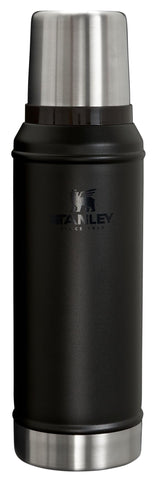 The Stanley Classic Vacuum Bottle 1qt with wide mouth for easy filling and pouring.