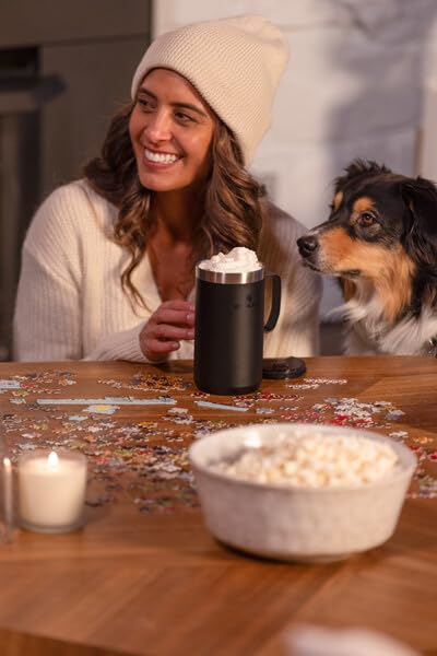 STANLEY drink-through lid helps prevent splashes during travel and outdoor adventures.