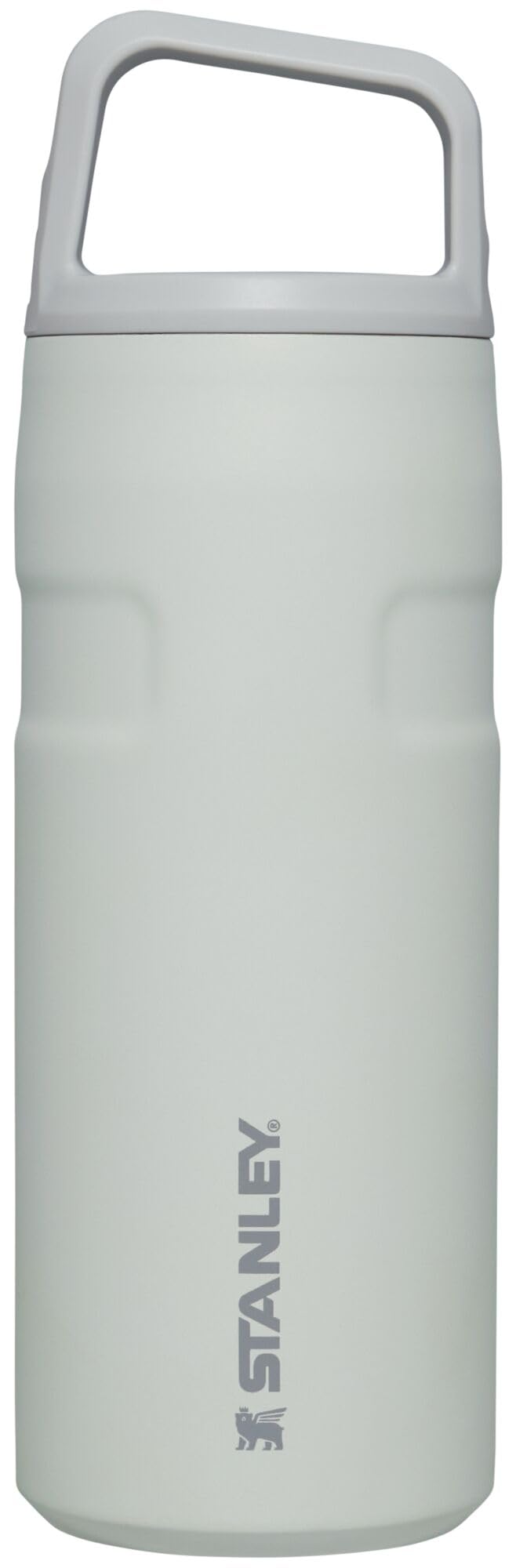 STANLEY IceFlow cap and carry 16 oz bottle pours ice-cold water on the move.