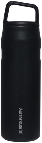 Stanley IceFlow cap and carry bottle with angled handle for easy sipping on the go.