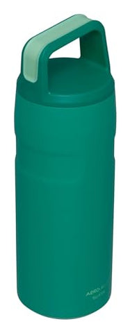 Stanley IceFlow cap with angled handle enables quick sipping during workouts