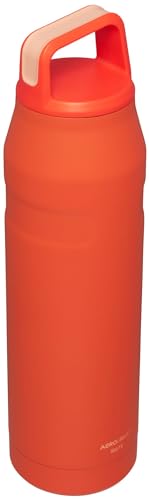 Stanley IceFlow angled lid promotes easy sipping during workouts.