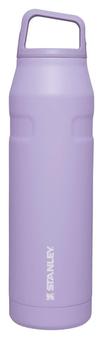 STANLEY IceFlow cap and carry bottle with closed lid for travel hydration.