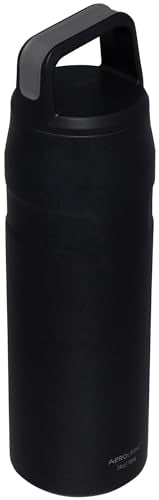 Stanley IceFlow cap and carry bottle wide-mouth design for quick filling.