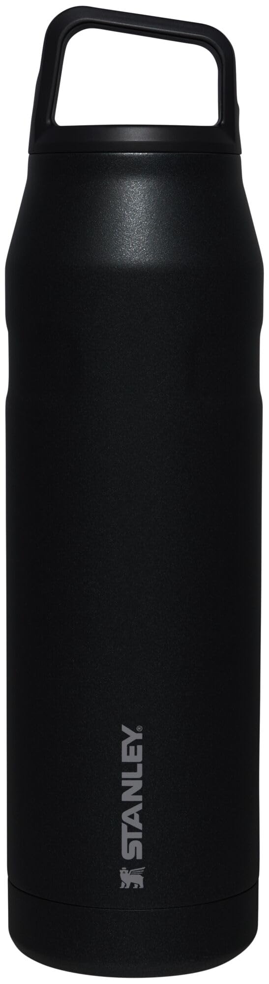 Stanley IceFlow cap-and-carry bottle with angled lid for quick, spill-free hydration on the go.