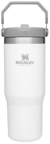 Stanley IceFlow flip-straw-tumbler 30oz keeps drinks cold on road trips.