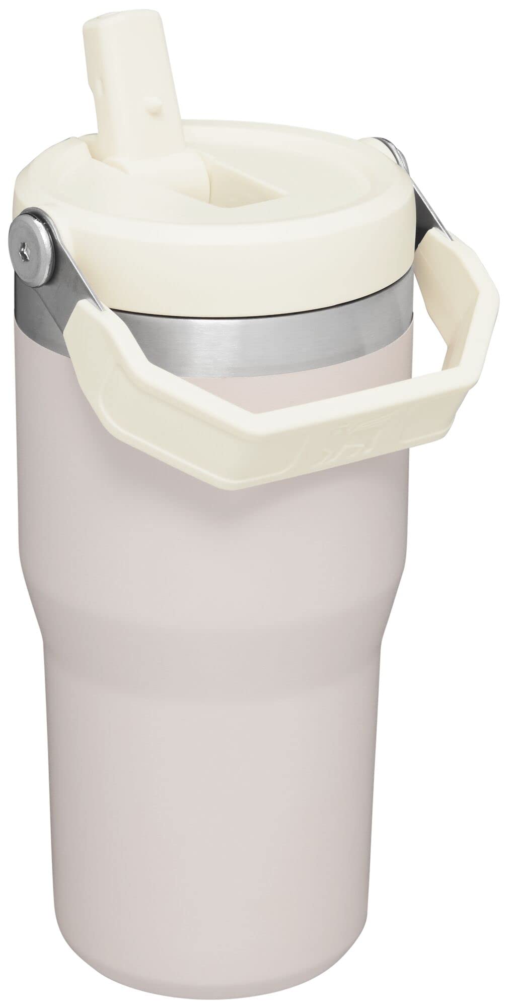 STANLEY IceFlow Rose Quartz with handle for easy carrying.