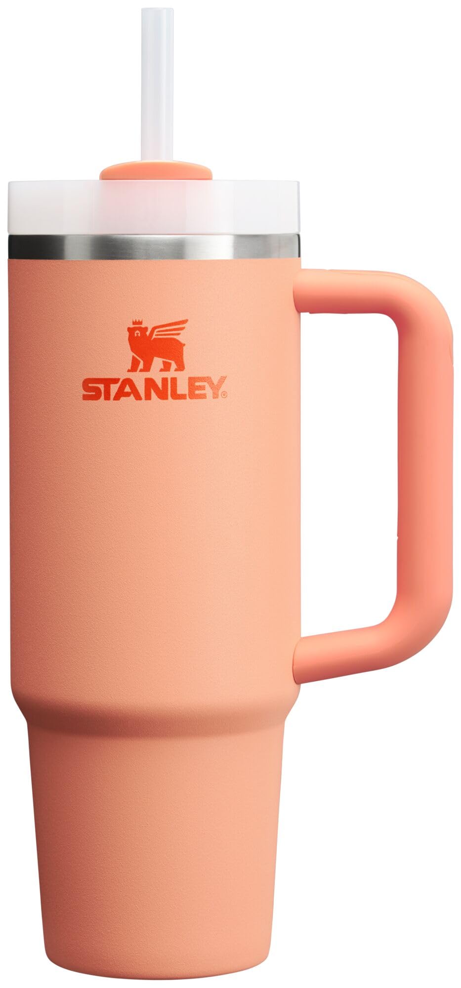 STANLEY Quencher H2.0 30 oz nectarine, front view for on-the-go hydration