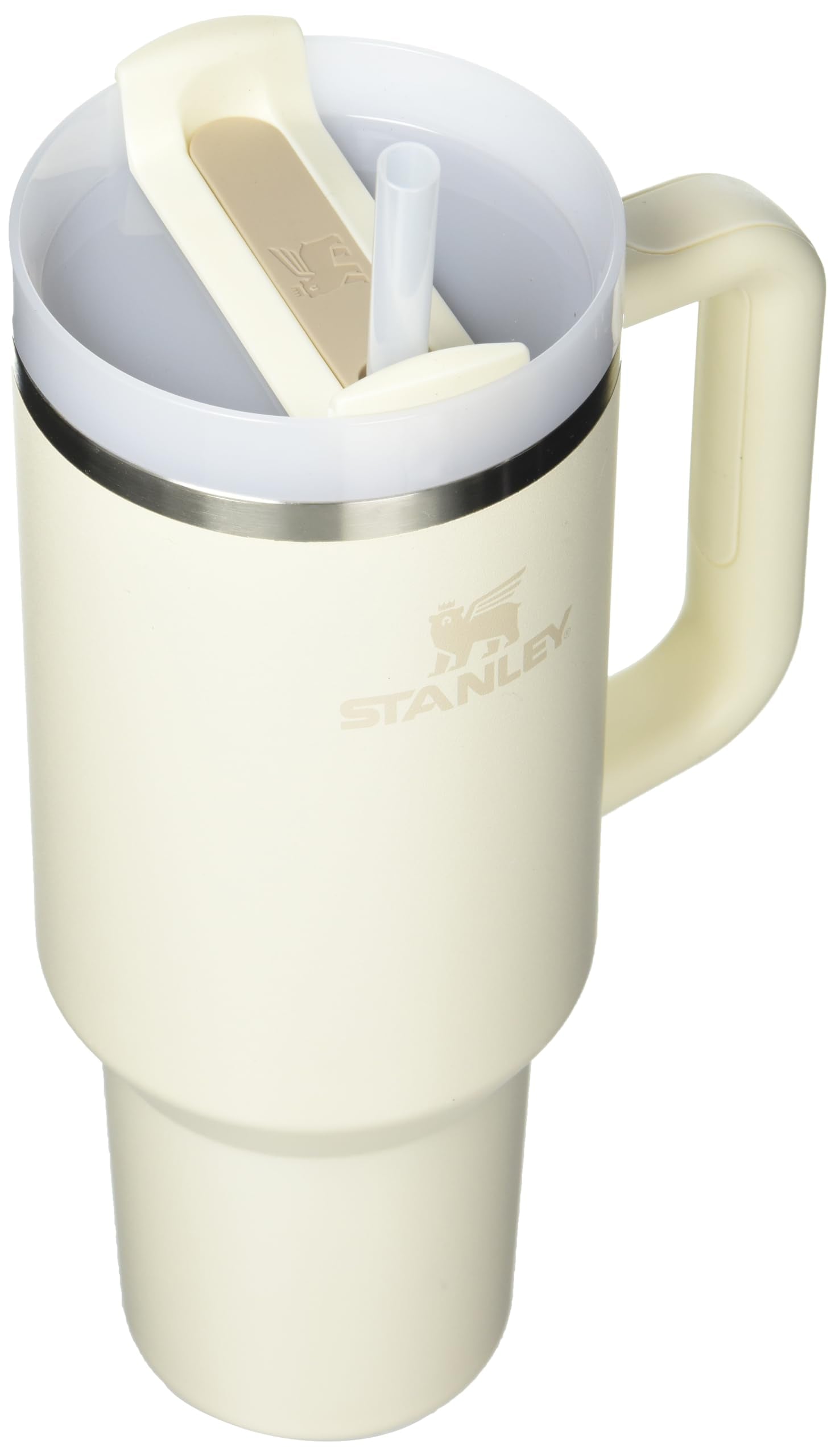 STANLEY Quencher H2.0 40oz cream ideal for daily commute and hydration