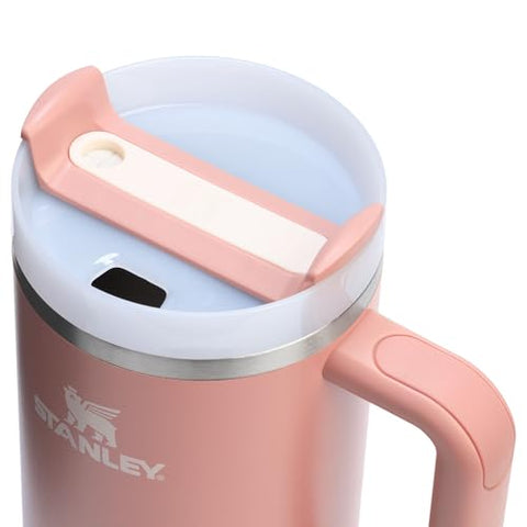 FlowState lid with rotating positions for versatile sip options and spill resistance