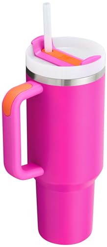 STANLEY Quencher H2.0 insulated stainless steel keeps drinks cold or hot longer.