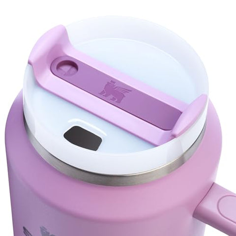 STANLEY Quencher H2.0 lilac with comfortable handle for travel and gym.