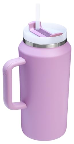 STANLEY Quencher H2.0 64oz lilac ideal for long trips and all-day hydration.