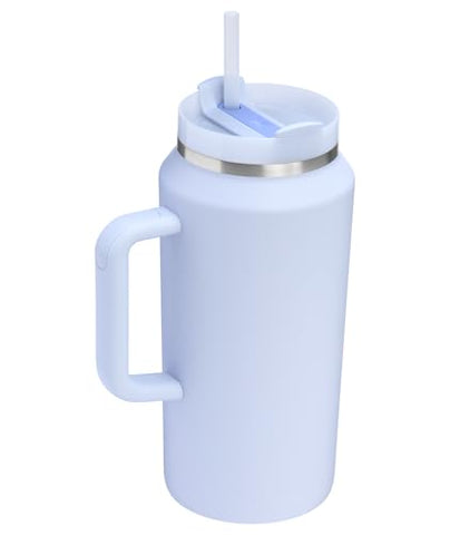 STANLEY Quencher H2.0 64oz capacity ideal for long trips and all-day hydration.