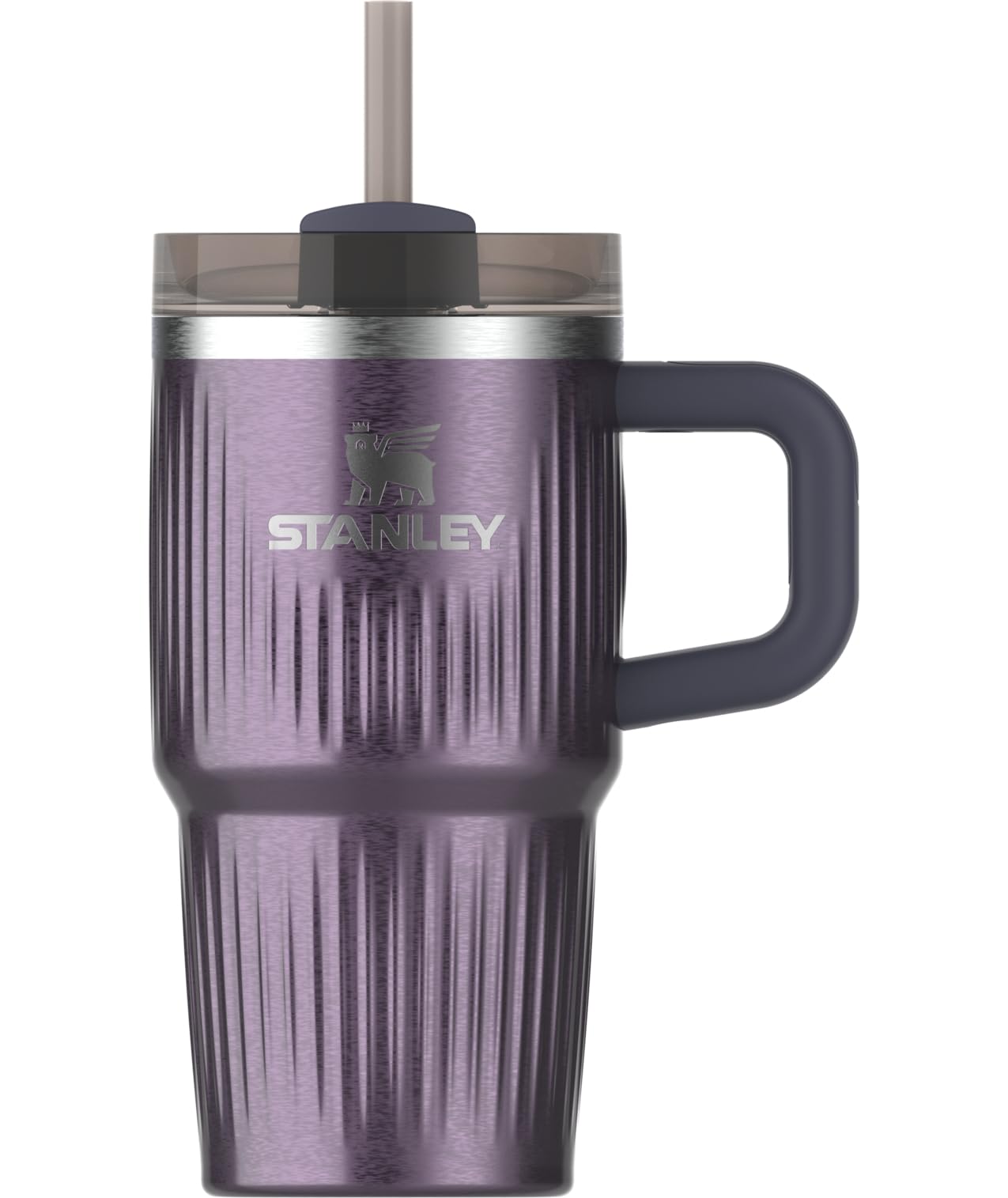 Stanley Quencher H2.0 FlowState lid with splash-resistant straw for on-the-go hydration.