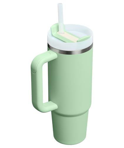 STANLEY Quencher H2.0 with handle and body highlighted for comfortable carrying.