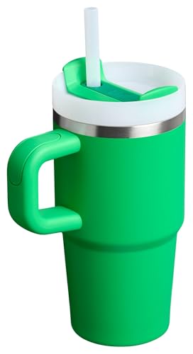 Stainless steel body of Stanley Quencher H2.0 Meadow keeps beverages cold