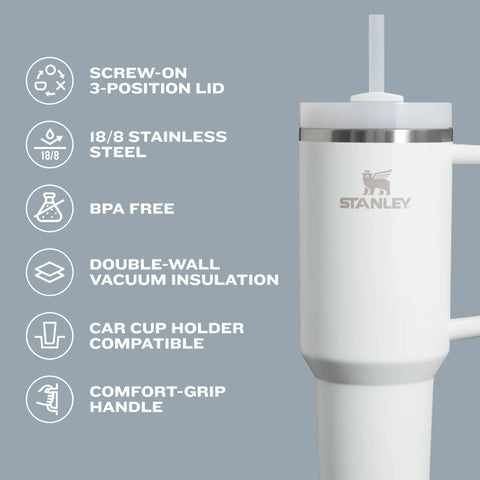 STANLEY Quencher H2.0 durable stainless steel body for daily use