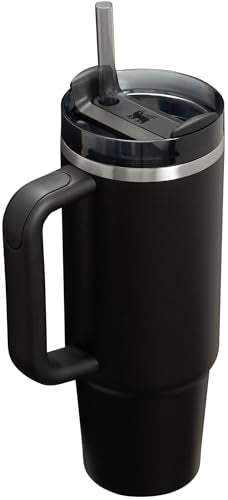 STANLEY Quencher H2.0 FlowState lid shown in three positions for versatile sipping