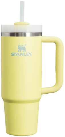Stanley Quencher H2.0 30oz with handle and straw in Pomelo for on-the-go hydration