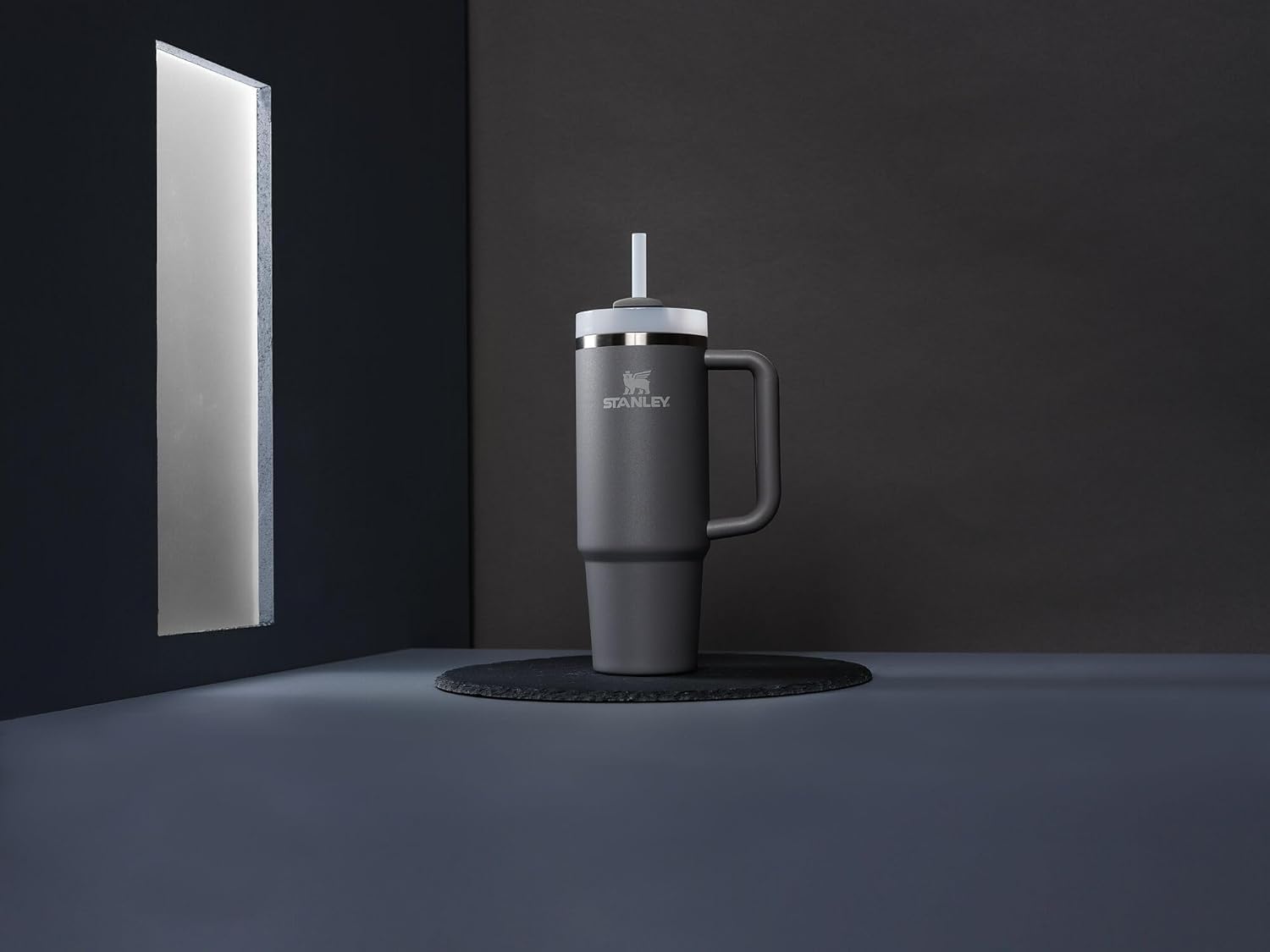 STANLEY Quencher H2.0 recycled stainless steel design supports sustainable hydration.