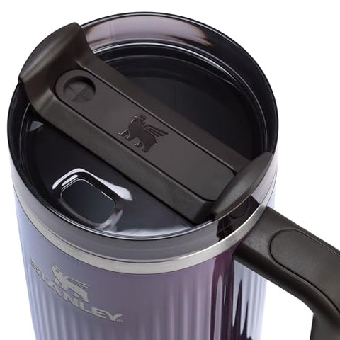 Stanley Quencher H2.0 FlowState lid shows three positions for versatile sipping.