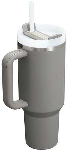 Stanley Quencher H2O 40 oz with FlowState lid showing three-position design and spill control.