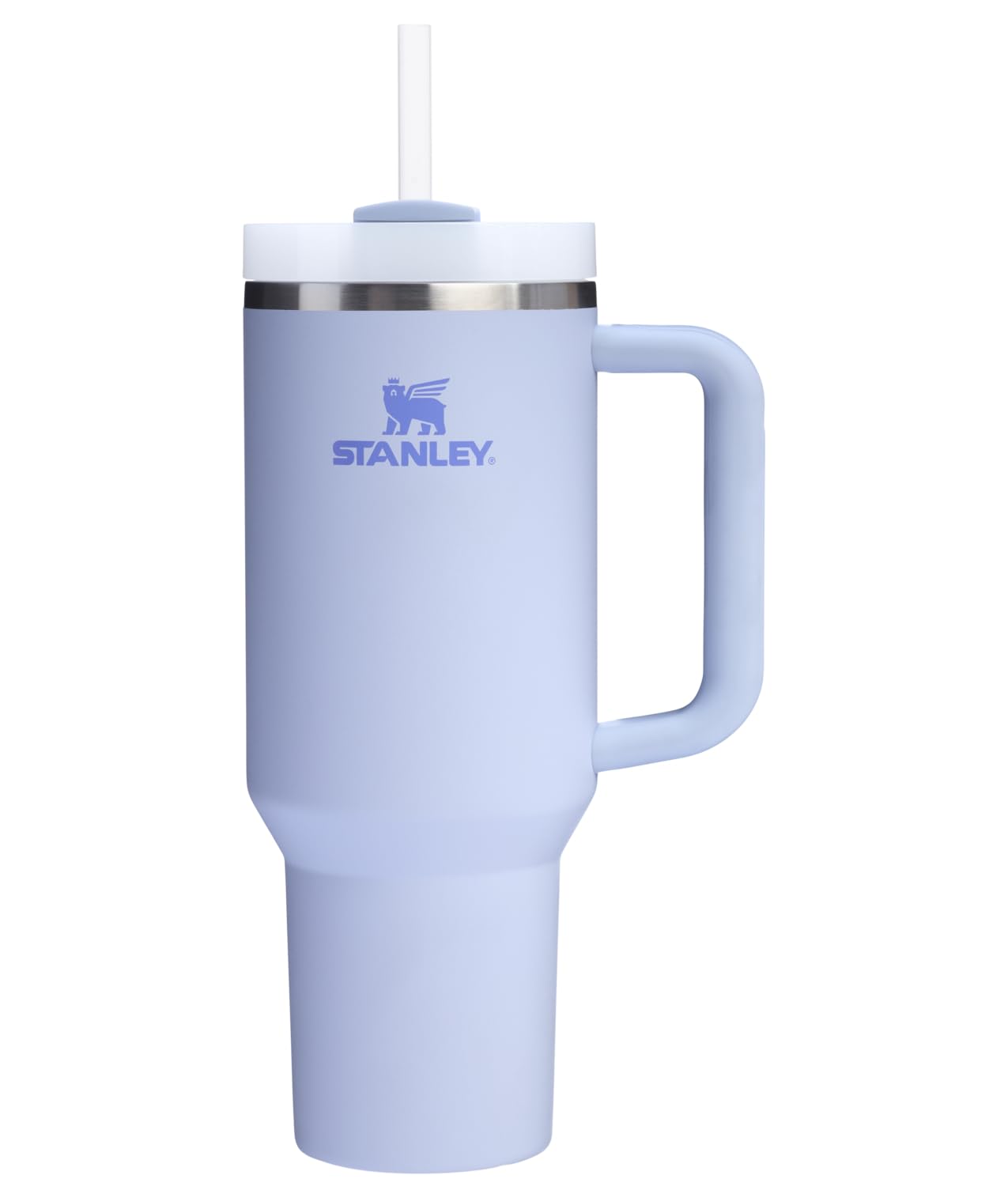STANLEY Quencher H2O tumbler with handle and straw for on-the-go hydration.