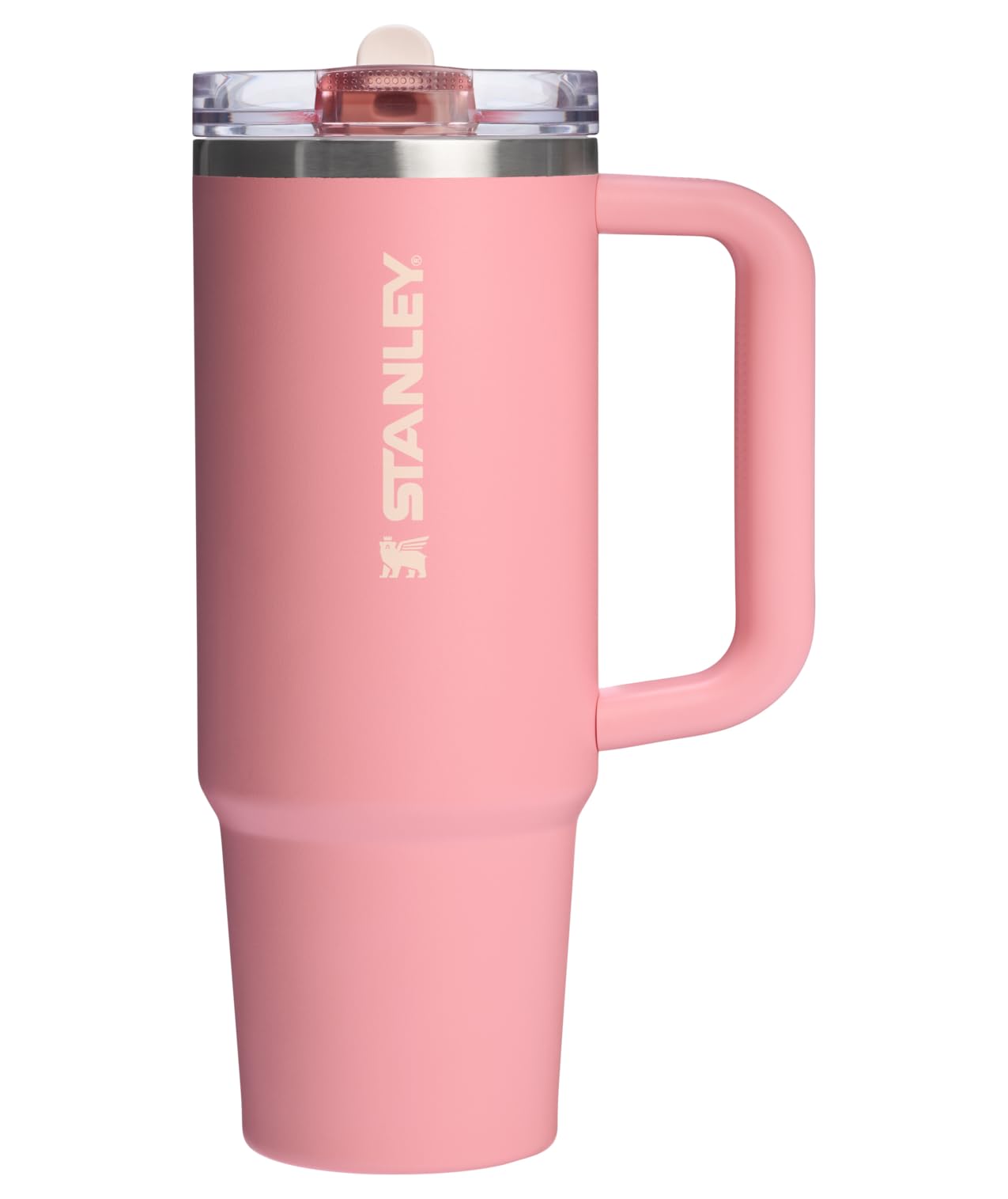 STANLEY Quencher ProTour 30 oz Pink Mesa with flip straw lid keeps drinks cold.