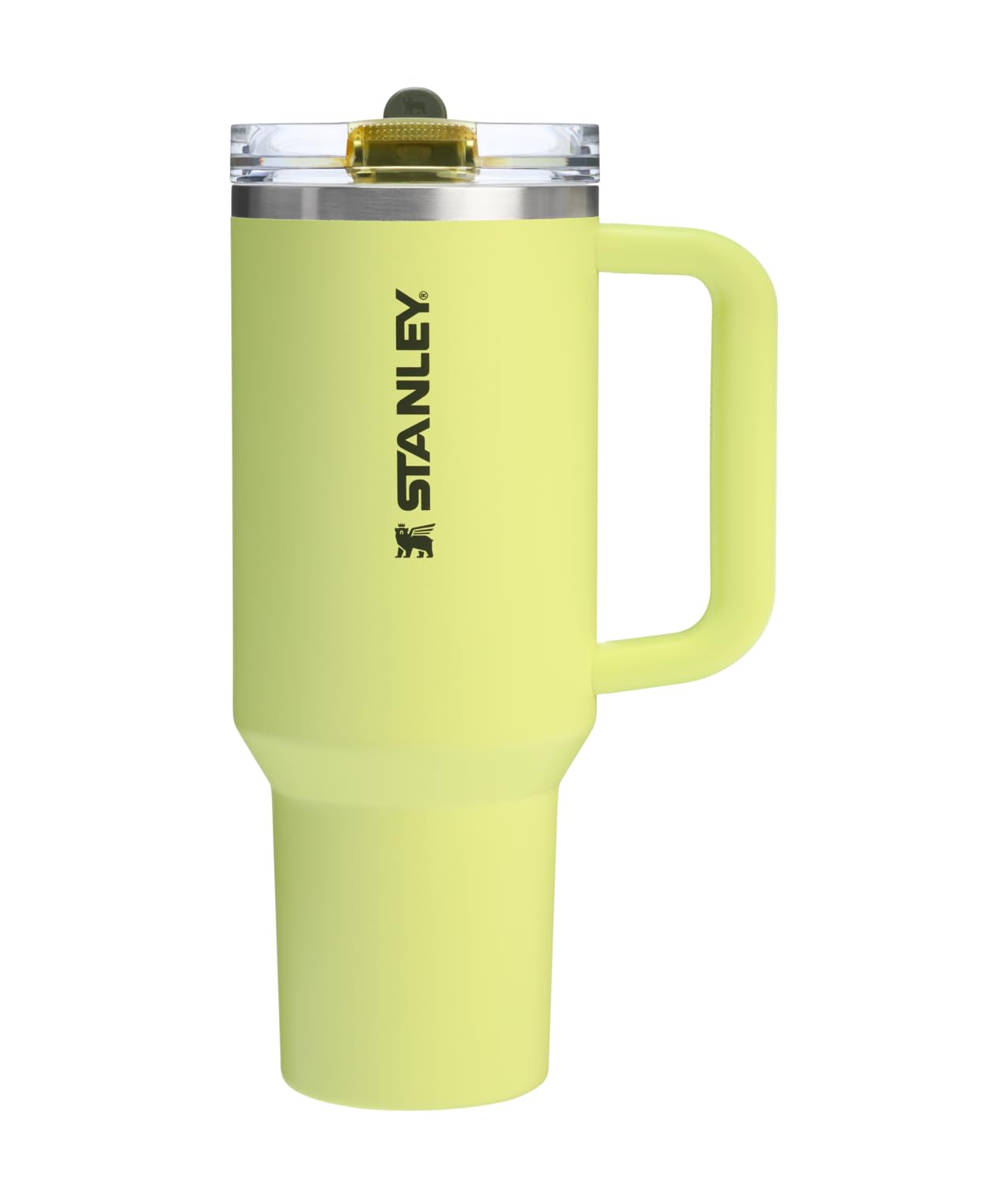 STANLEY Quencher ProTour flip straw lid in Lichen for spill-free hydration on the go
