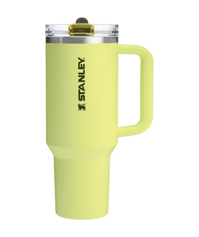 STANLEY Quencher ProTour flip straw lid in Lichen for spill-free hydration on the go