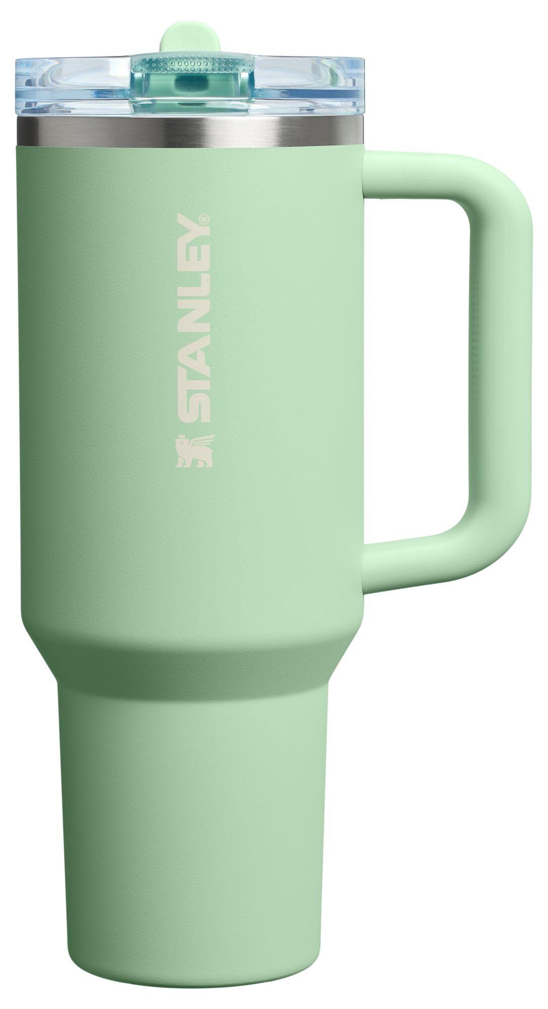 STANLEY Quencher ProTour with flip-straw lid demonstrates spill-proof travel hydration.