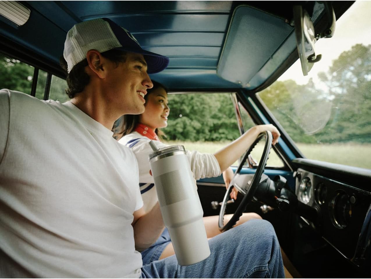STANLEY Quencher ProTour leakproof lid prevents spills during travel.
