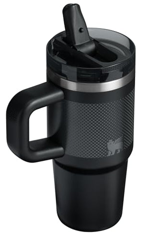 STANLEY Quencher ProTour textured handle enhances grip during travel.