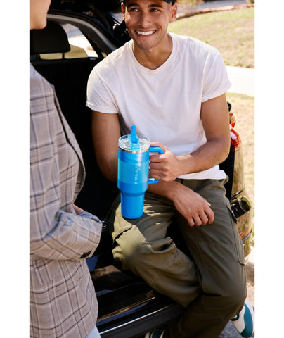 STANLEY Quencher ProTour textured handle offers comfortable grip.