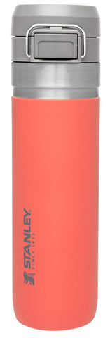 Stanley Quick Flip GO bottle with cup-holder fit for travel and commutes.
